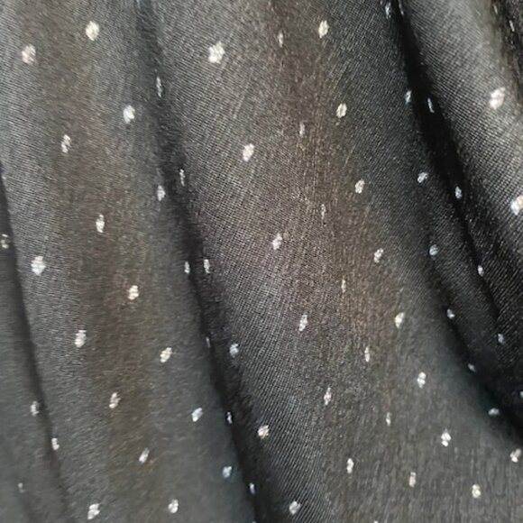 Jaclyn smith Black sheer sparkly Blouse - Picture 5 of 8